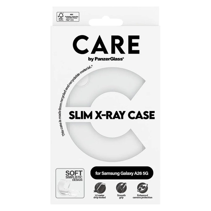 Калъф X-Ray за Samsung Galaxy A26 5G, Прозрачно, PanzerGlass