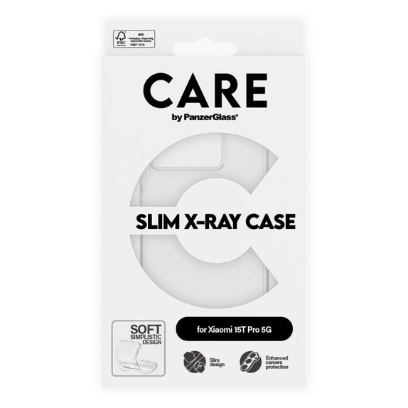 Калъф X-Ray за Xiaomi 15T Pro 5G, Прозрачно, CARE