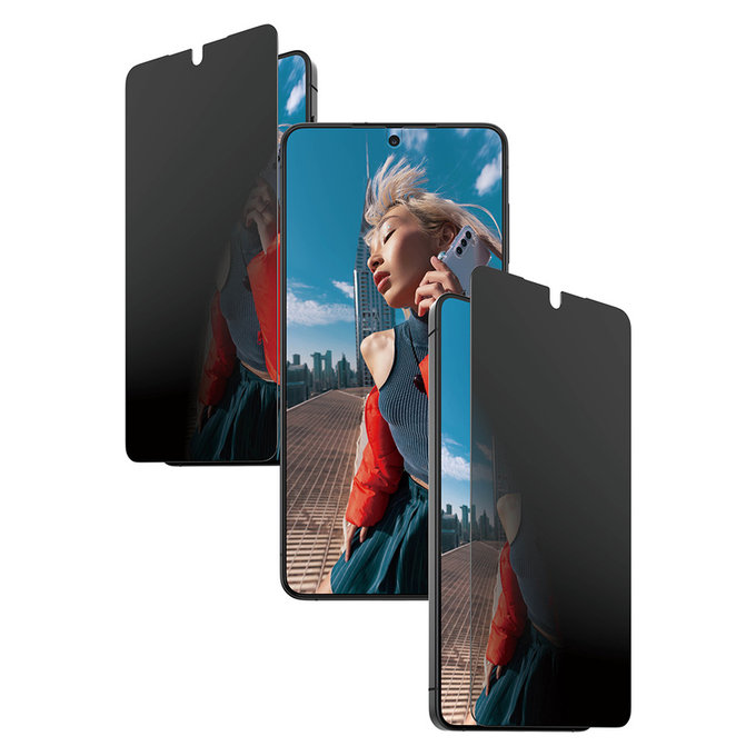 Закалено стъкло UWF 2-Way Privacy с апликатор за Samsung Galaxy S26+, Прозрачно, PanzerGlass