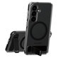 Калъф Kickstand с черно QI за Samsung Galaxy S26, Прозрачно, PanzerGlass