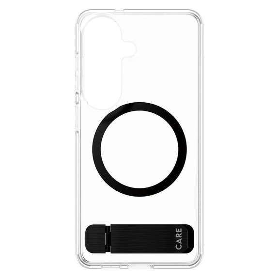 Калъф Kickstand с черно QI за Samsung Galaxy S26, Прозрачно, PanzerGlass
