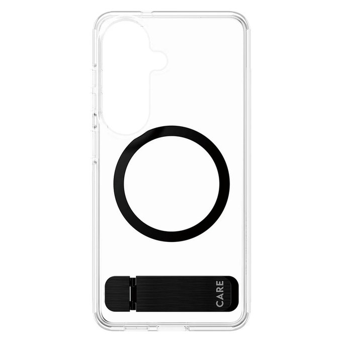 Калъф Kickstand с черно QI за Samsung Galaxy S26, Прозрачно, PanzerGlass