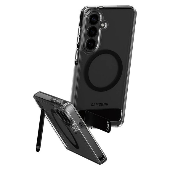 Калъф Kickstand с черно QI за Samsung Galaxy S26+, Черно, PanzerGlass
