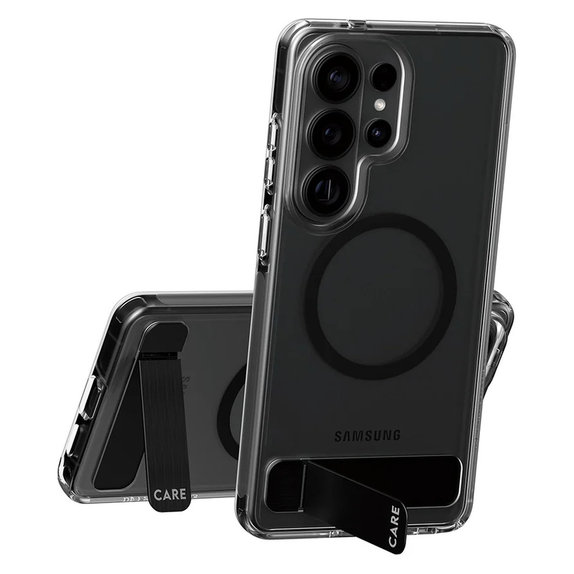 Калъф Kickstand с черно QI за Samsung Galaxy S26 Ultra, Прозрачно, PanzerGlass