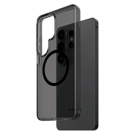 Калъф Smokey с черно QI за Samsung Galaxy S26 Ultra, Черно, PanzerGlass
