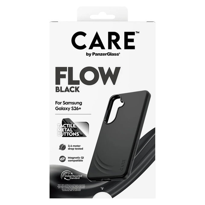 Калъф FLOW с QI за Samsung Galaxy S26+, Черно, PanzerGlass
