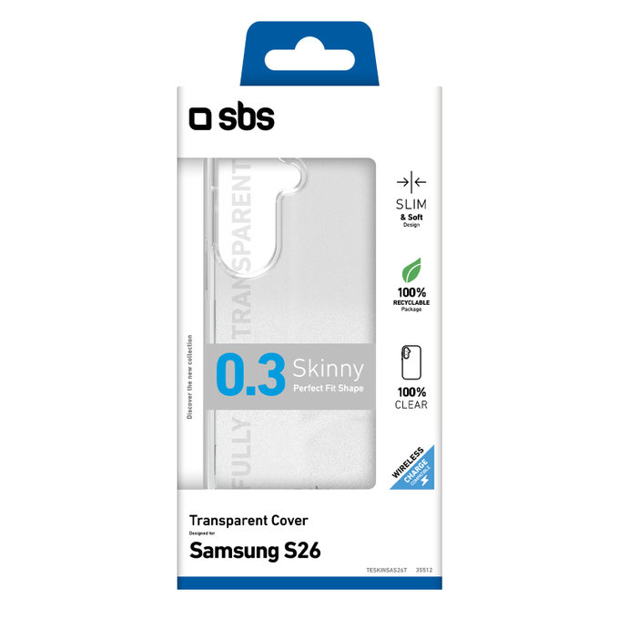 Калъф Skinny за Samsung Galaxy S26, Прозрачен, Transparent, SBS