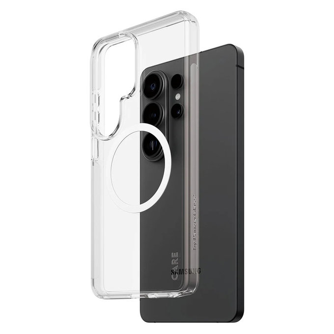 Калъф Urban Explorer с бяло QI за Samsung Galaxy S26 Ultra, Прозрачно, PanzerGlass