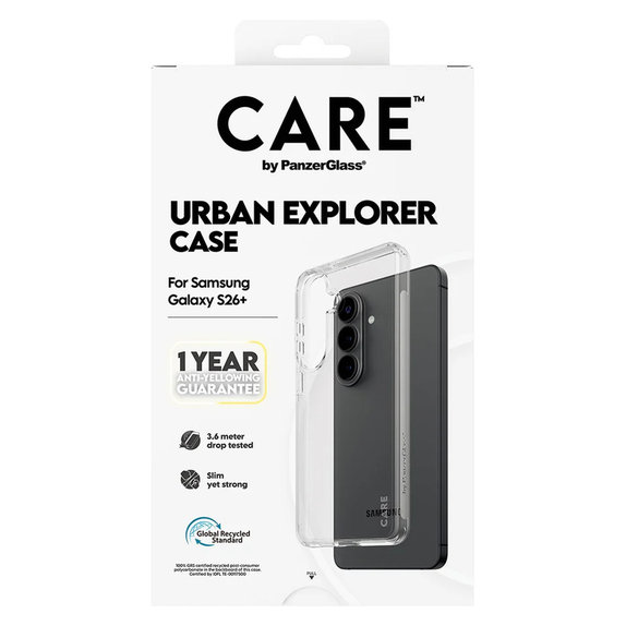 Калъф Urban Explorer за Samsung Galaxy S26+, Transaparentná, PanzerGlass