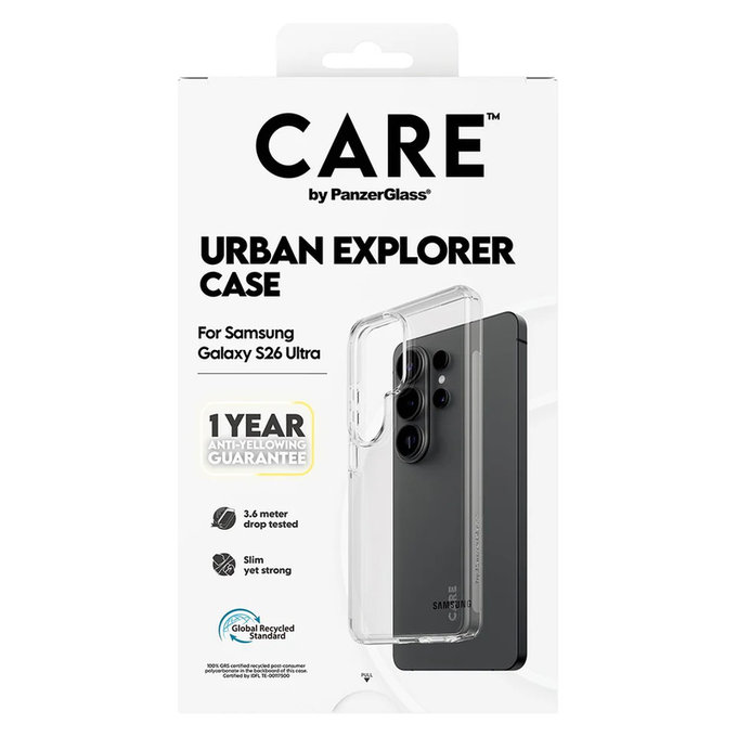 Калъф Urban Explorer за Samsung Galaxy S26 Ultra, Transaparentná, PanzerGlass