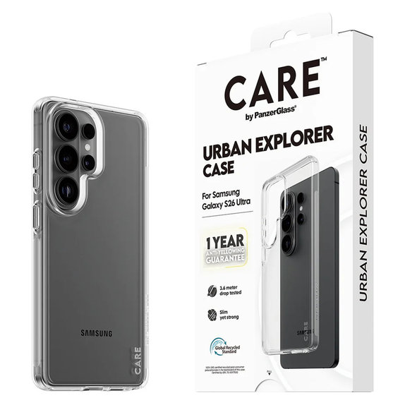 Калъф Urban Explorer за Samsung Galaxy S26 Ultra, Transaparentná, PanzerGlass