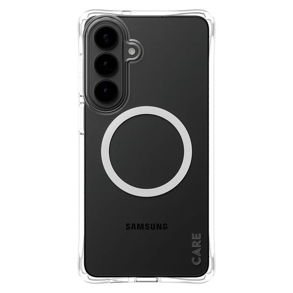 Калъф Samba с бяло QI за Samsung Galaxy S26+, Прозрачно, PanzerGlass