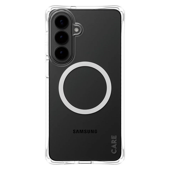 Калъф Samba с бяло QI за Samsung Galaxy S26+, Прозрачно, PanzerGlass