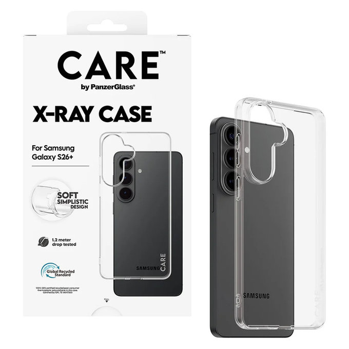Калъф X-Ray за Samsung Galaxy S26+, Прозрачно, PanzerGlass