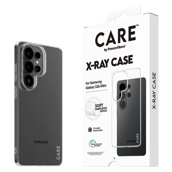 Калъф X-Ray за Samsung Galaxy S26 Ultra, Прозрачно, PanzerGlass