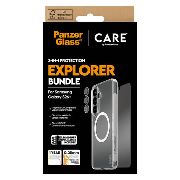 Bundle Explorer 3 в 1 за Samsung Galaxy S26+, PanzerGlass