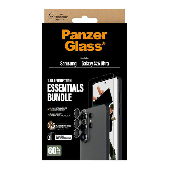 Bundle Essentials 2 в 1 за Samsung S26 Ultra, PanzerGlass