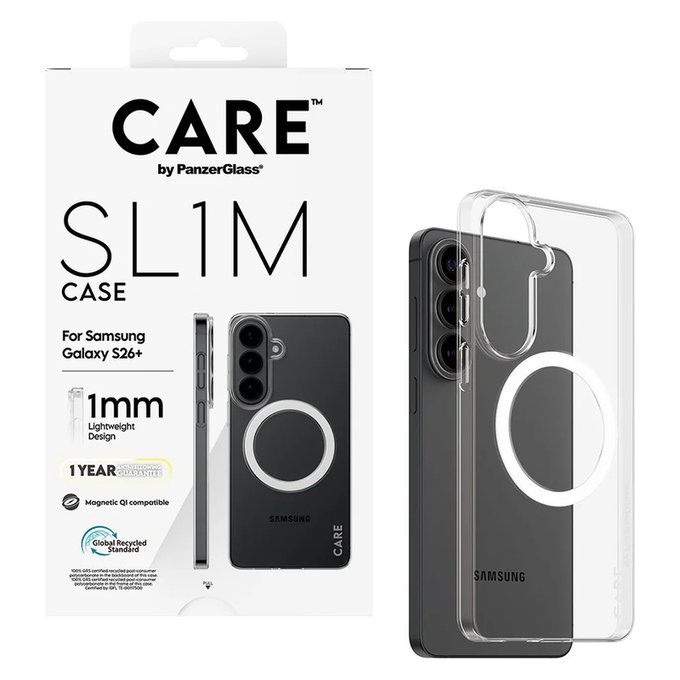 Калъф SL1M за Samsung Galaxy S26+, Прозрачно, PanzerGlass