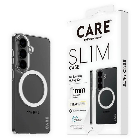Калъф SL1M за Samsung S26, Прозрачно, CARE