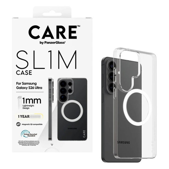 Калъф SL1M за Samsung Galaxy S26 Ultra, Прозрачен, Transparent, PanzerGlass