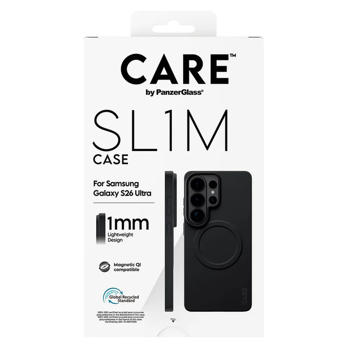 Калъф SL1M за Samsung Galaxy S26 Ultra, Черно, PanzerGlass