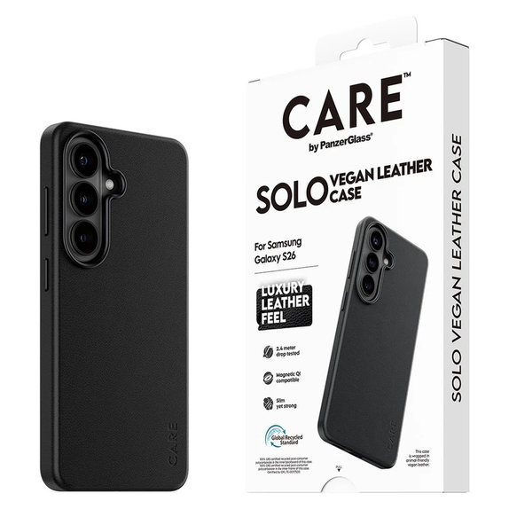 Калъф Solo за Samsung Galaxy S26, Черно, PanzerGlass