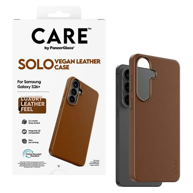 Калъф Solo за Samsung S26+, Кафяво, CARE