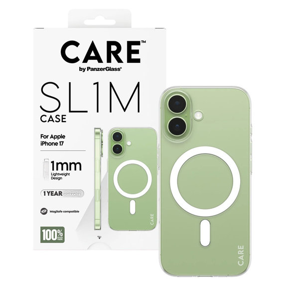 Калъф SL1M за iPhone 17, Прозрачно, PanzerGlass