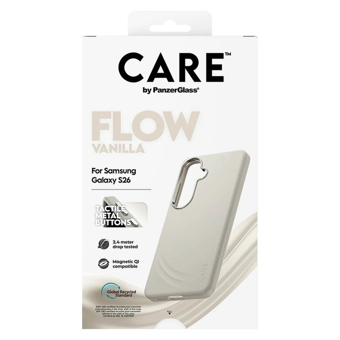 Калъф FLOW с QI за Samsung Galaxy S26, Vanilla, PanzerGlass