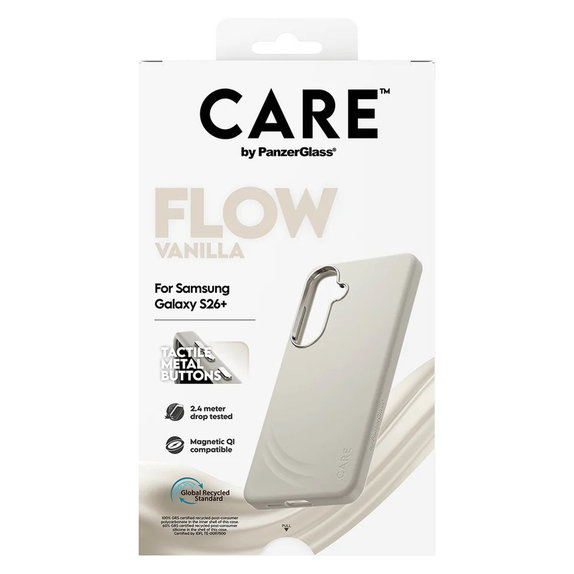 Калъф FLOW с QI за Samsung Galaxy S26+, Vanilla, PanzerGlass