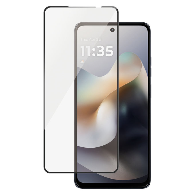 Закалено стъкло UWF за Motorola Moto G57 Power 5G, Черно, SAFE by PanzerGlass