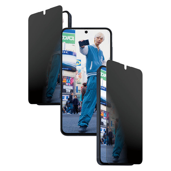 Закалено стъкло UWF Privacy с апликатор за Samsung Galaxy A57, Прозрачно, PanzerGlass