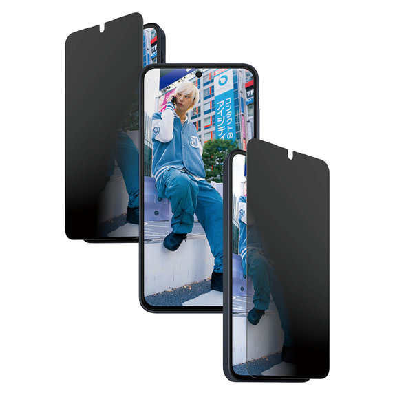 Закалено стъкло UWF Privacy с апликатор за Samsung Galaxy A37, Прозрачно, PanzerGlass