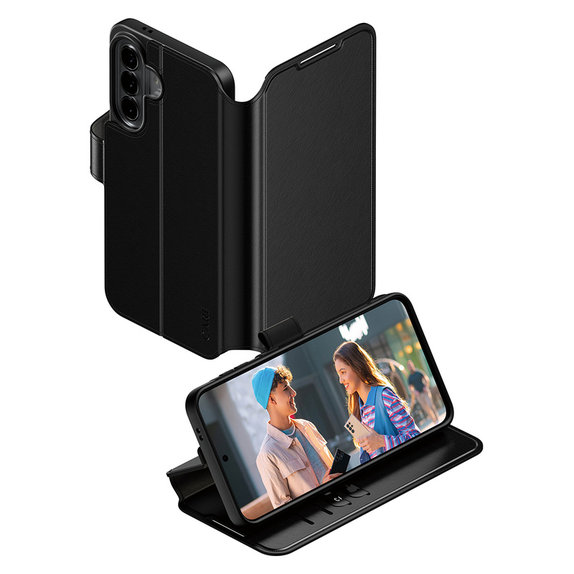 Калъф Wallet Kickstand за Samsung Galaxy A57, Черно, PanzerGlass