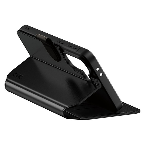Калъф Wallet Kickstand за Samsung Galaxy A37, Черно, PanzerGlass