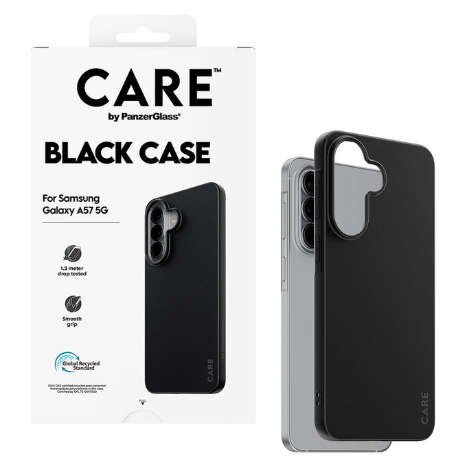 Калъф TPU за Samsung Galaxy A57, Черно, PanzerGlass