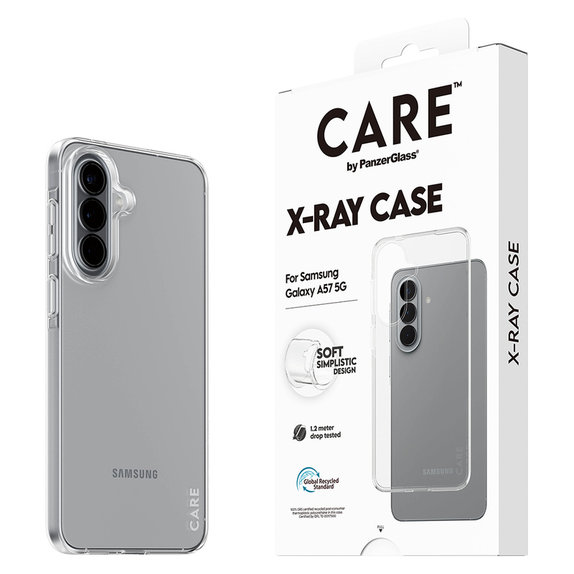 Калъф X-Ray за Samsung Galaxy A57, Прозрачно, PanzerGlass