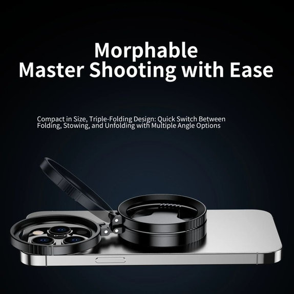 CPL поляризационен филтър 52mm с магнитен държач за смартфон