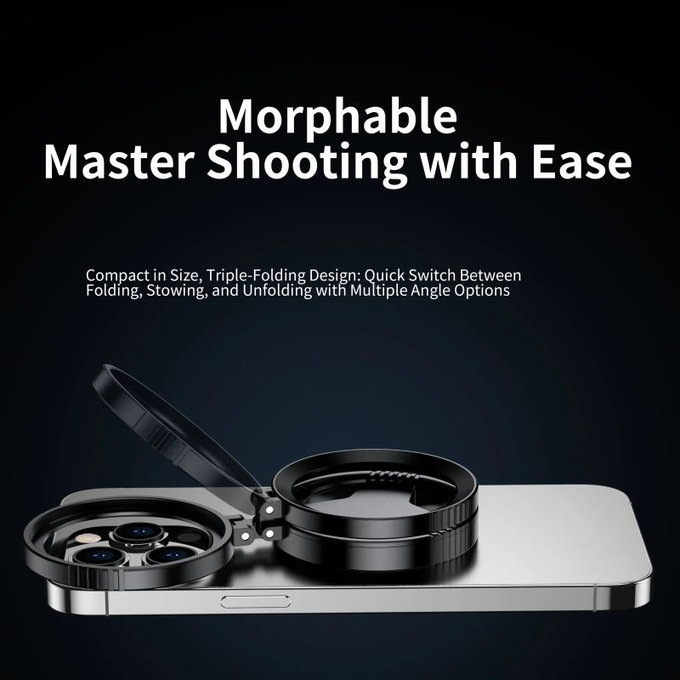 CPL поляризационен филтър 52mm с магнитен държач за смартфон