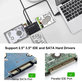 USB 3.0 към SATA / IDE адаптер за 2.5" и 3.5" HDD/SSD и оптични устройства