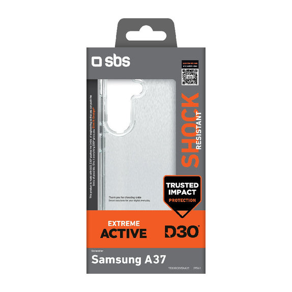 Калъф Extreme Active D3O за Samsung Galaxy A37, Черно, Black