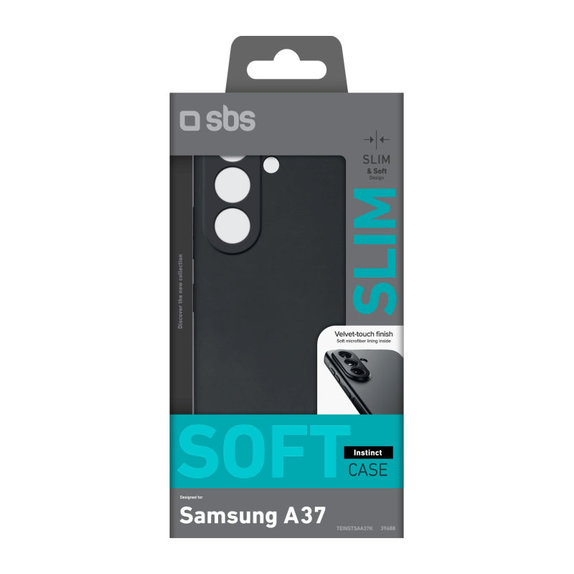 Калъф Instinct за Samsung A37, Черно, Black