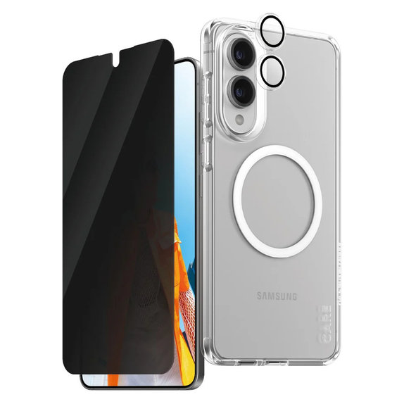 Bundle 3 в 1 Privacy за Samsung Galaxy S25 Edge, PanzerGlass