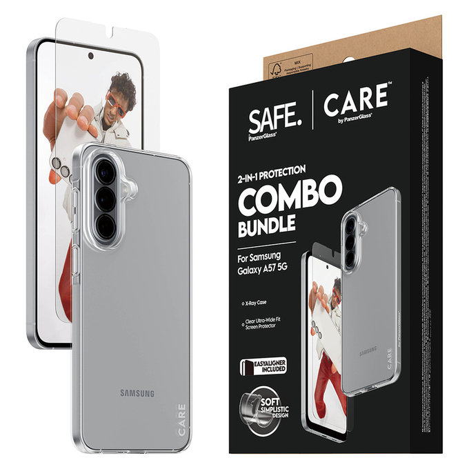 Bundle 2 в 1 за Samsung Galaxy A57, PanzerGlass