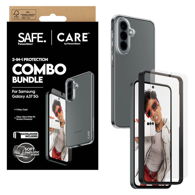 Bundle 2 в 1 за Samsung Galaxy A37, PanzerGlass