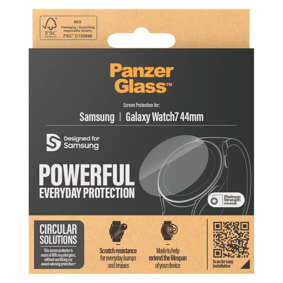 Закалено стъкло UWF за Samsung Galaxy Watch7 44 mm, Прозрачно, PanzerGlass