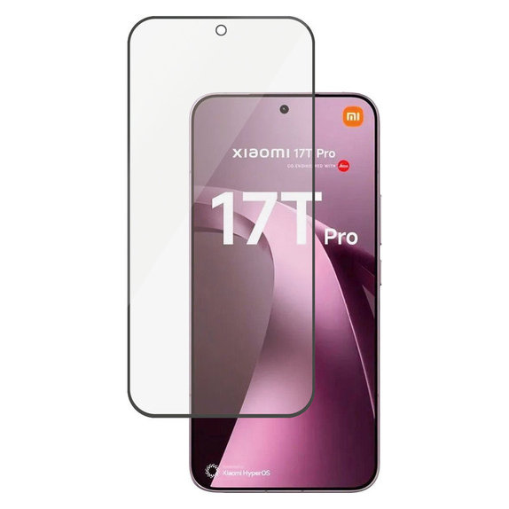 Закалено стъкло UWF за Xiaomi 17T Pro, Черен, PanzerGlass
