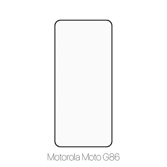Закалено стъкло FullCover за Motorola Moto G86, FixPremium