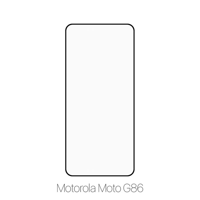 Закалено стъкло FullCover за Motorola Moto G86, FixPremium