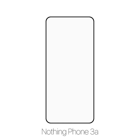 Закалено стъкло FullCover за Nothing Phone (3a), FixPremium